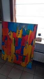 Modern schilderij 100 op 120, Antiek en Kunst, Ophalen