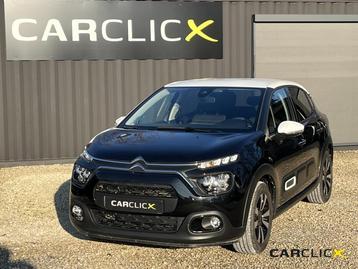 Citroen C3 Shine aut. 110PK *Carplay*keyl, Auto's, Euro 6, 1199 cc, Zwart, Bedrijf