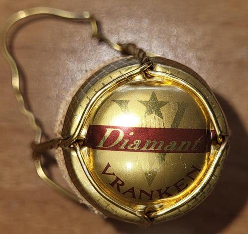 Champagnecapsule met kurk VRANKEN Diamant serie nr 19a, Verzamelen, Wijnen, Nieuw, Champagne, Frankrijk, Ophalen of Verzenden