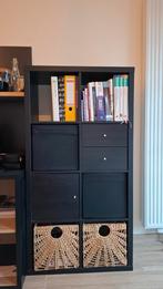 Kallax kast - 147x77 cm - Zwart, Huis en Inrichting, Ophalen, Overige materialen, 100 tot 150 cm, 50 tot 100 cm