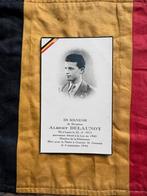 Avis de décès resistant belge tombé au combat, Enlèvement ou Envoi