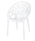 8 Exterioo stapelstoelen wit met nieuwe kussens, Tuin en Terras, Tuinstoelen, Ophalen of Verzenden, Zo goed als nieuw, Kunststof