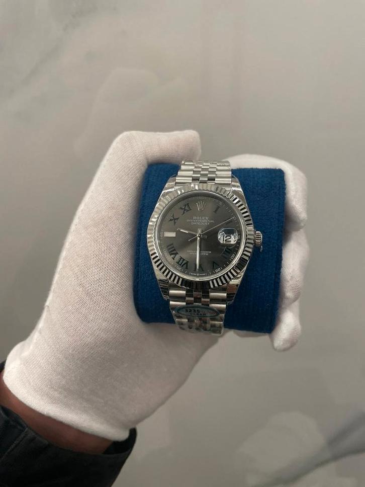 Rolex DateJust Wimbledon, Bijoux, Sacs & Beauté, Montres | Hommes, Comme neuf, Enlèvement ou Envoi
