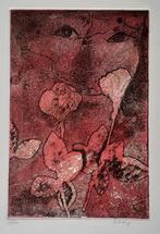 "Wat beloven deze lippen?" - André Goezu, Antiek en Kunst, Kunst | Etsen en Gravures, Ophalen of Verzenden