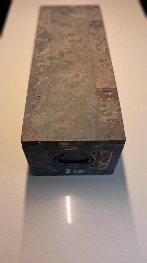 ALLEMAGNE - WWII - CAISSE BOIS 20mm FLAK 1939, Collections, Objets militaires | Seconde Guerre mondiale, Armée de terre, Enlèvement
