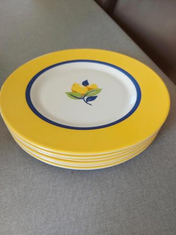 6 grandes assiettes + 6 mugs, Enlèvement ou Envoi, Comme neuf, Assiettes(s)