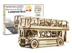 3D Houten Puzzel London Bus - DIY Wood Builds, Hobby en Vrije tijd, Modelbouw | Auto's en Voertuigen, Verzenden, Nieuw, Auto, Overige merken