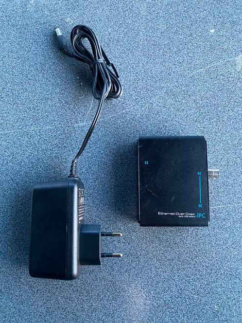 Ethernet over Coax IPC Adapter – Netwerk via Coaxkabel, Computers en Software, Netwerk switches, Gebruikt, Ophalen