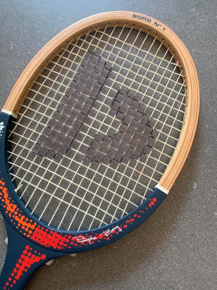 Donnay Björn Borg Nº1 tennisrackets l, Sport en Fitness, Tennis, Zo goed als nieuw, Ophalen