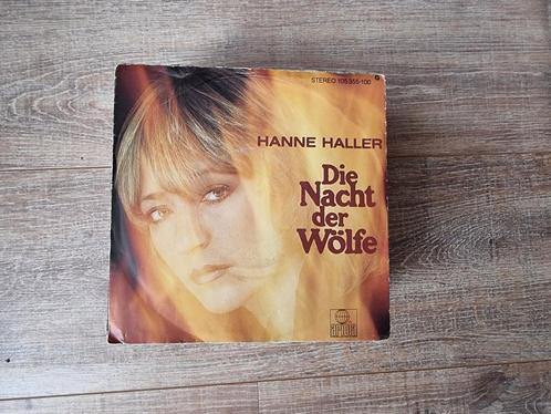 45T Hanne Haller - Die Nacht der Wolfe, Cd's en Dvd's, Vinyl Singles, Gebruikt, Single, Pop, 7 inch, Ophalen of Verzenden