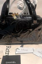 Handtas Chanel pre owned model CC Logo Boston bag zwart, Ophalen, Zo goed als nieuw, Zwart, Handtas