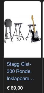 Inklapbare gitaarstoel met houder Stagg, Muziek en Instrumenten, Ophalen, Zo goed als nieuw
