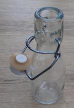 Glazen flesje met afsluitdop, Ophalen of Verzenden, Glas