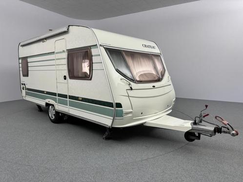 Chateau Calista 450 FHU Voortent Mover Luifel voor- zijwand, Caravans en Kamperen, Caravans, Rondzit, Chateau, Lengtebed, 4 tot 5 meter