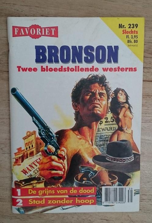 BRONSON Favoriet nr 239  - 2 bloedstollende westerns, Boeken, Tijdschriften en Kranten, Gelezen, Overige typen, Ophalen of Verzenden