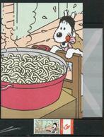 Set écriture Tintin / Kuifje : duostamp + papier + enveloppe, Timbres & Monnaies, Timbres | Europe | Belgique, Enlèvement ou Envoi