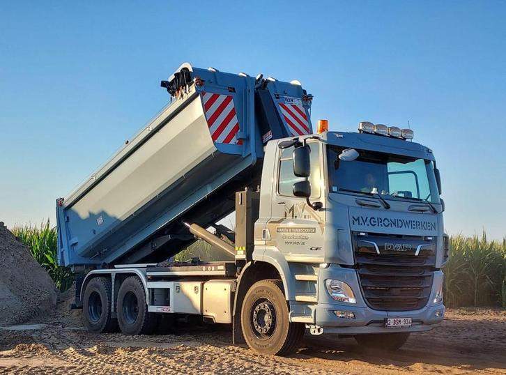 DAF CF 480 6x4 vrachtwagen., Autos, Camions, Entreprise, ABS, Caméra de recul, Régulateur de distance, Airbags, Air conditionné