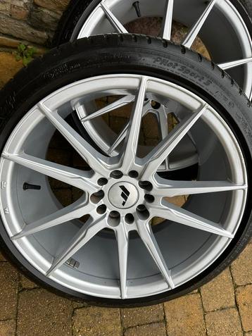 Jante Japan Racing 18 ‘’ avec très bon pneus Michelin beschikbaar voor biedingen