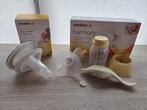 Medela handkolf + borstschild, Ophalen of Verzenden, Gebruikt, Borstkolf
