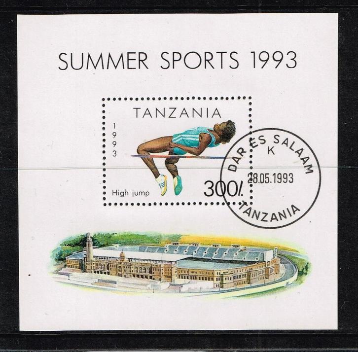 Timbres de Tanzanie - K 2009 - Saut à la perche, Timbres & Monnaies, Timbres | Afrique, Affranchi, Tanzanie, Envoi