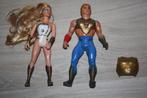 2x figuren Princess of power , She-Ra , He-Man , 1984, Verzamelen, Ophalen of Verzenden, Gebruikt