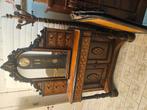 bois d'acajou, belle coiffeuse ancienne avec miroir, Enlèvement ou Envoi