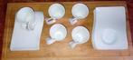 Lot de 5 tasses  Expresso Villeroy & Boch + assiettes, Enlèvement ou Envoi, Comme neuf, Autres styles, Porcelaine