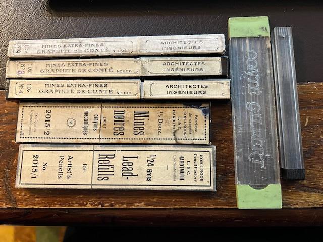 Lot de recharges de crayons vintage  Conté et Coh_I-Noor, Collections, Stylos, Porte-mines, Enlèvement