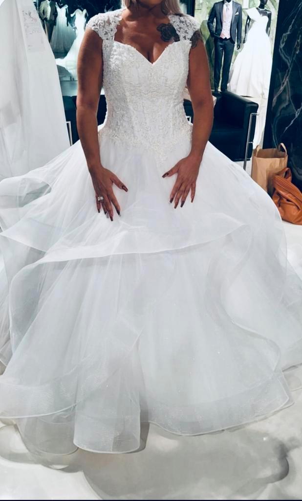 Robe de mariée, Kleding | Dames, Trouwkleding en Trouwaccessoires, Gedragen, Trouwjurk, Wit, Ophalen