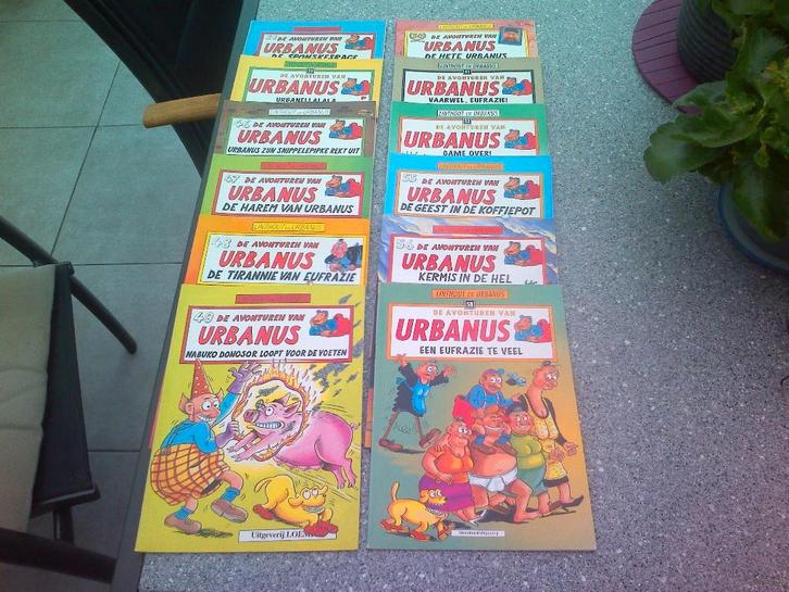 12 Urbanus strips., Livres, BD, Utilisé, Plusieurs BD, Enlèvement ou Envoi