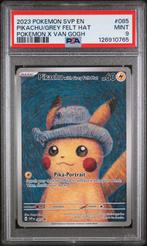 PSA9 Pikachu with Grey Felt Hat #85 Van Gogh Promo, Enlèvement ou Envoi, Neuf, Cartes en vrac, Foil