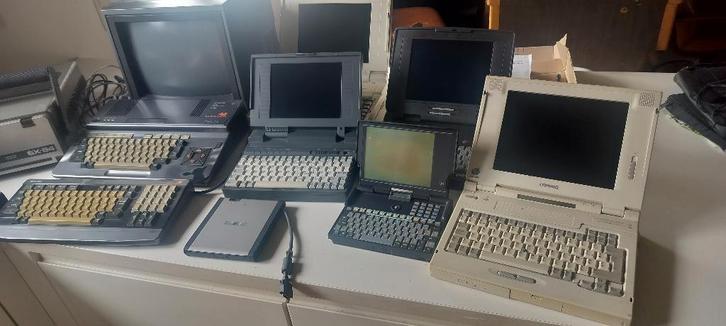 Oud lot retro computers 80's 90's, Computers en Software, Vintage Computers, Ophalen