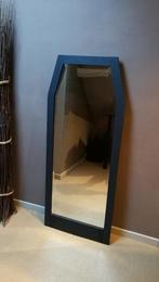 Grand miroir H 148 cm en chêne massif peinture noir mat, Ophalen, Overige vormen, 50 tot 100 cm, 100 tot 150 cm