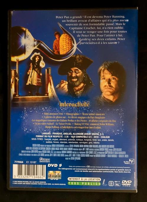 ② DVD du film Hook + Livret - Robin Williams - 1991 — DVD