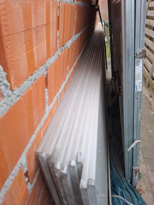 Polycarbonaat platen l 5meter / b 98 cm, Doe-het-zelf en Bouw, Platen en Panelen, Zo goed als nieuw, Ophalen