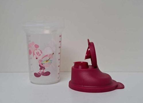 Tupperware™ « Shaker - Minie & Mickey - Disney » 350 ml, Huis en Inrichting, Keuken | Tupperware, Nieuw, Bus of Trommel, Wit, Paars