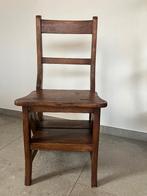 Indonesisch teakhouten trapstoel, Ophalen