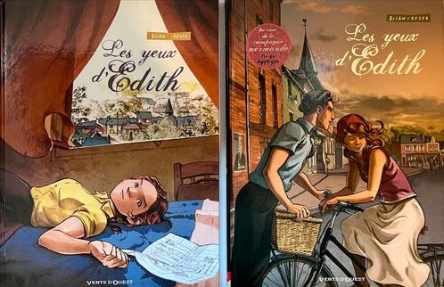 Les yeux d’Edith 1 + 2 - Djian & Ryser - Tres bon état, Boeken, Stripverhalen, Zo goed als nieuw, Meerdere stripboeken, Ophalen of Verzenden