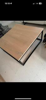 SALONTAFEL EIKEN 100cm x 100cm, Ophalen