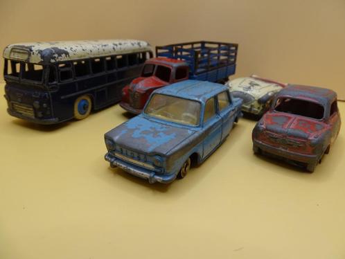 5 DINKY TOYS Meccano 1:43, Hobby en Vrije tijd, Modelauto's | 1:43, Gebruikt, Auto, Dinky Toys, Ophalen of Verzenden