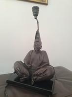 Vintage lamp met samourai brons beeld, Ophalen