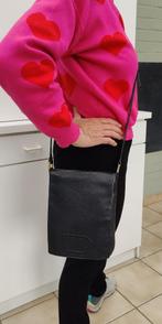 Delvaux louise Broudriez zwart, Enlèvement ou Envoi, Utilisé, Noir, Sac à bandoulière