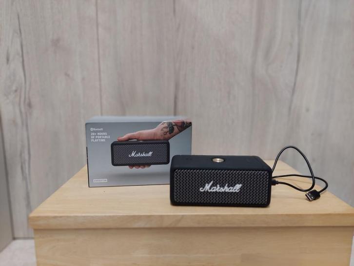 Marshall Emberton BT speaker black, Audio, Tv en Foto, Luidsprekerboxen, Nieuw, Overige typen, Overige merken, Ophalen of Verzenden