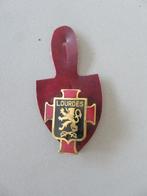 borsthanger Belgisch Leger Lourdes ..., Verzamelen, Militaria | Algemeen, Verzenden, Overige soorten, Embleem of Badge