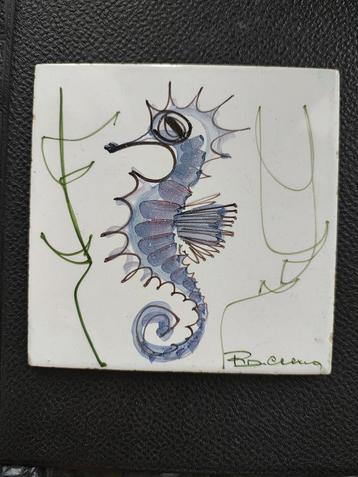 Carreau Hippocampe Armée Secrète souvenir Ostende Namur  beschikbaar voor biedingen