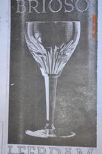 60 kristallen glazen van Leerdam, model Brioso, Ophalen