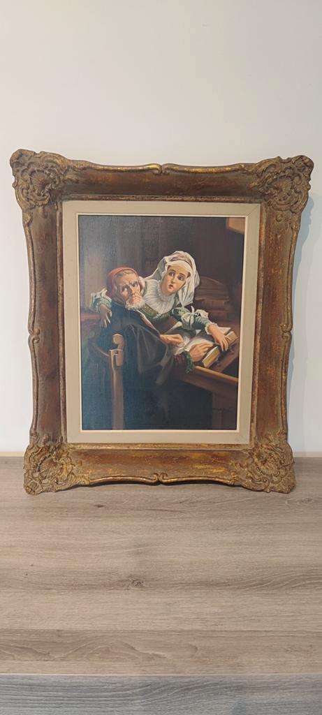 Belgische school (XIX) zelfportret, Antiek en Kunst, Kunst | Schilderijen | Klassiek, Ophalen of Verzenden