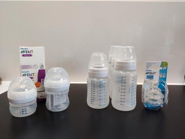 Avent flessen assortiment, Kinderen en Baby's, Babyvoeding en Toebehoren, Gebruikt, Ophalen
