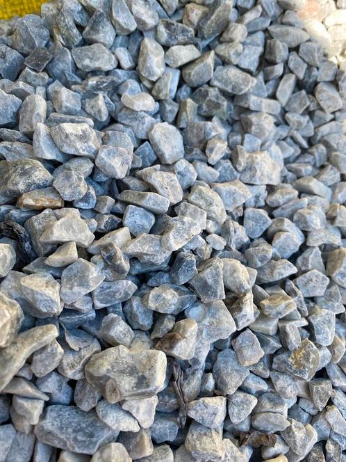 Siergrind icy blue split 1600kg, Tuin en Terras, Grind, Keien en Split, Ophalen