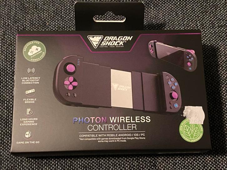 Dragonshock - Photon draadloze controller, Telecommunicatie, Wearable-accessoires, Nieuw, Overige accessoires, Ophalen of Verzenden